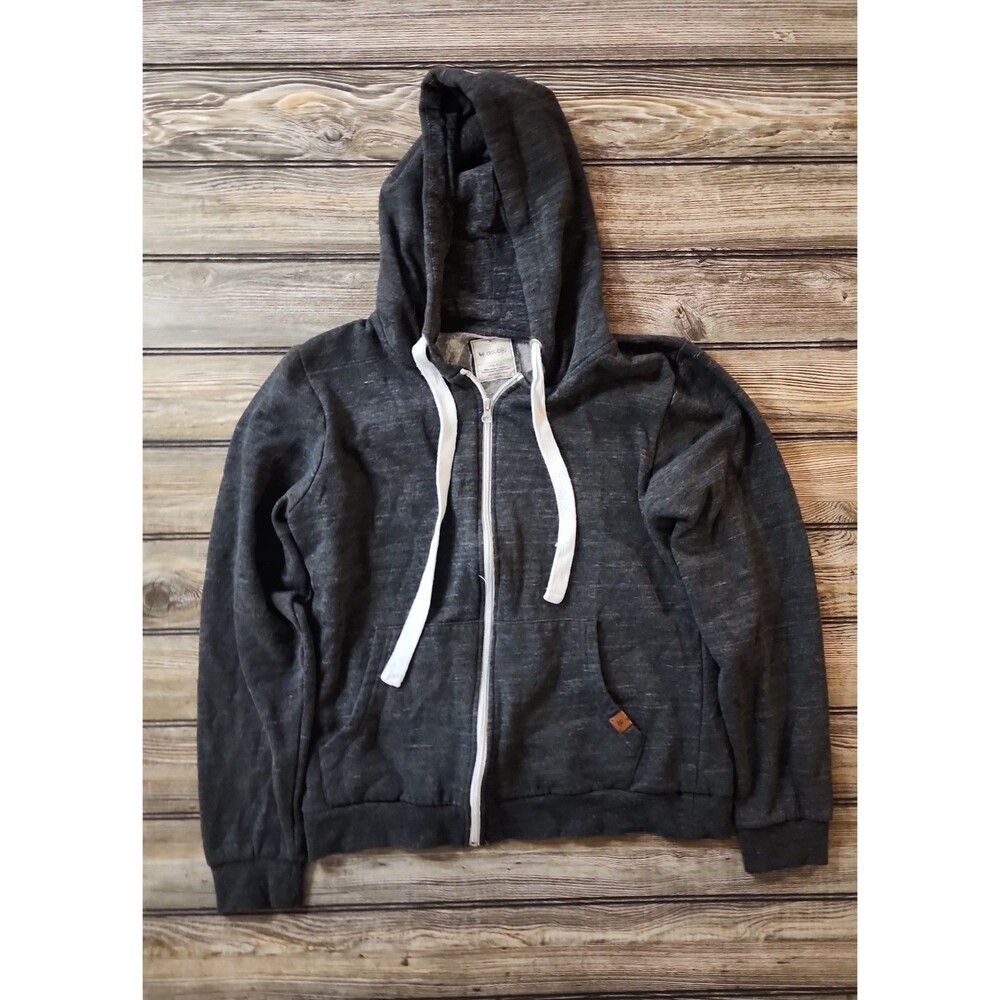 Kid's Charcoal Heather Full Zip Hoodie Doublju XL